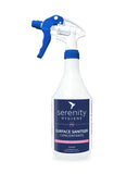 Antibacterial Surface Sanitiser Concentrate bottle with spray nozzle.