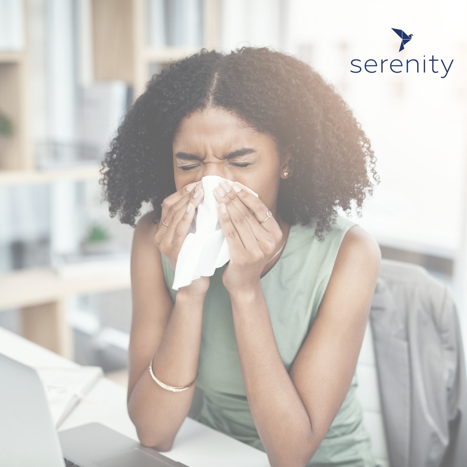 Human Metapneumovirus (HMPV) outbreak warning with hygiene tips to prevent virus spread in workplaces