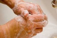 Comparison of hand sanitiser products highlighting Triclosan safety concerns and Serenity's non-toxic formula