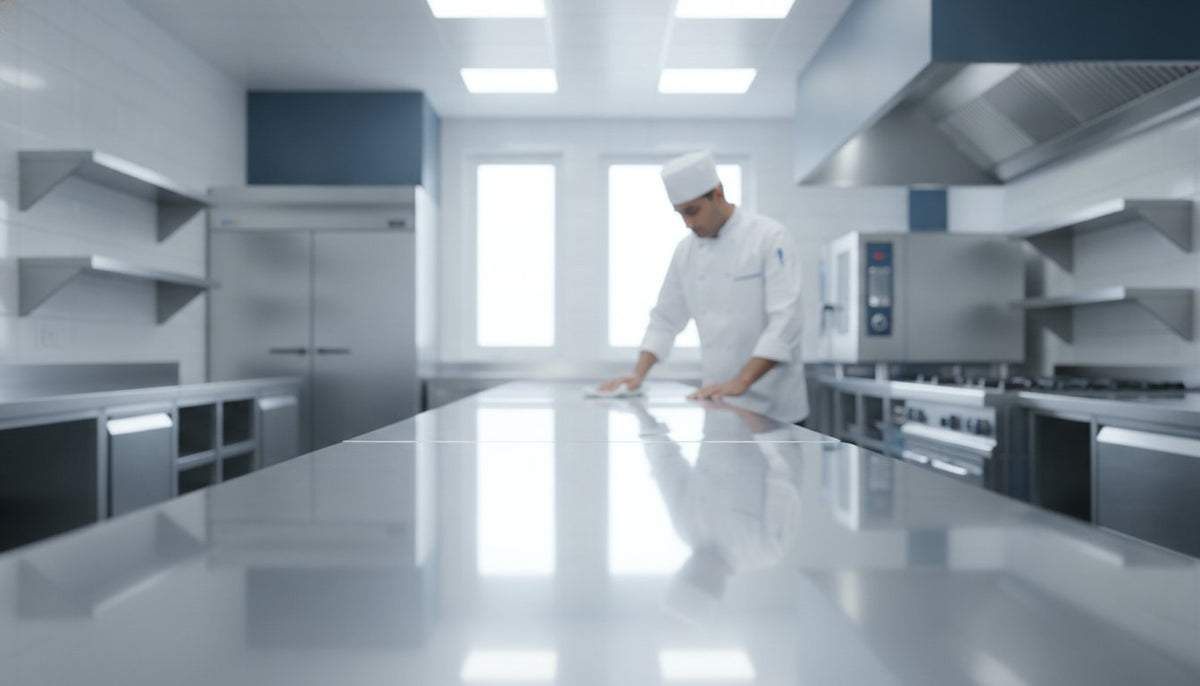 Sanitising Commercial Kitchen Hard Surfaces: The Professional UK Guide (2026)