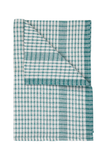 Rice Weave Tea Towel Pack of 10 with decorative check pattern, assorted colors.