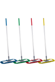 Sweeper Mop Kit 40cm with color-coded dust control sweepers and aluminum handles.