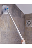 Duop Reach Kit cleaning high tiled surface with extendable handle.