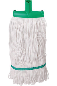 Hygiemix Exel® Prairie Mop 340g with Exel fitting and looped end yarn.