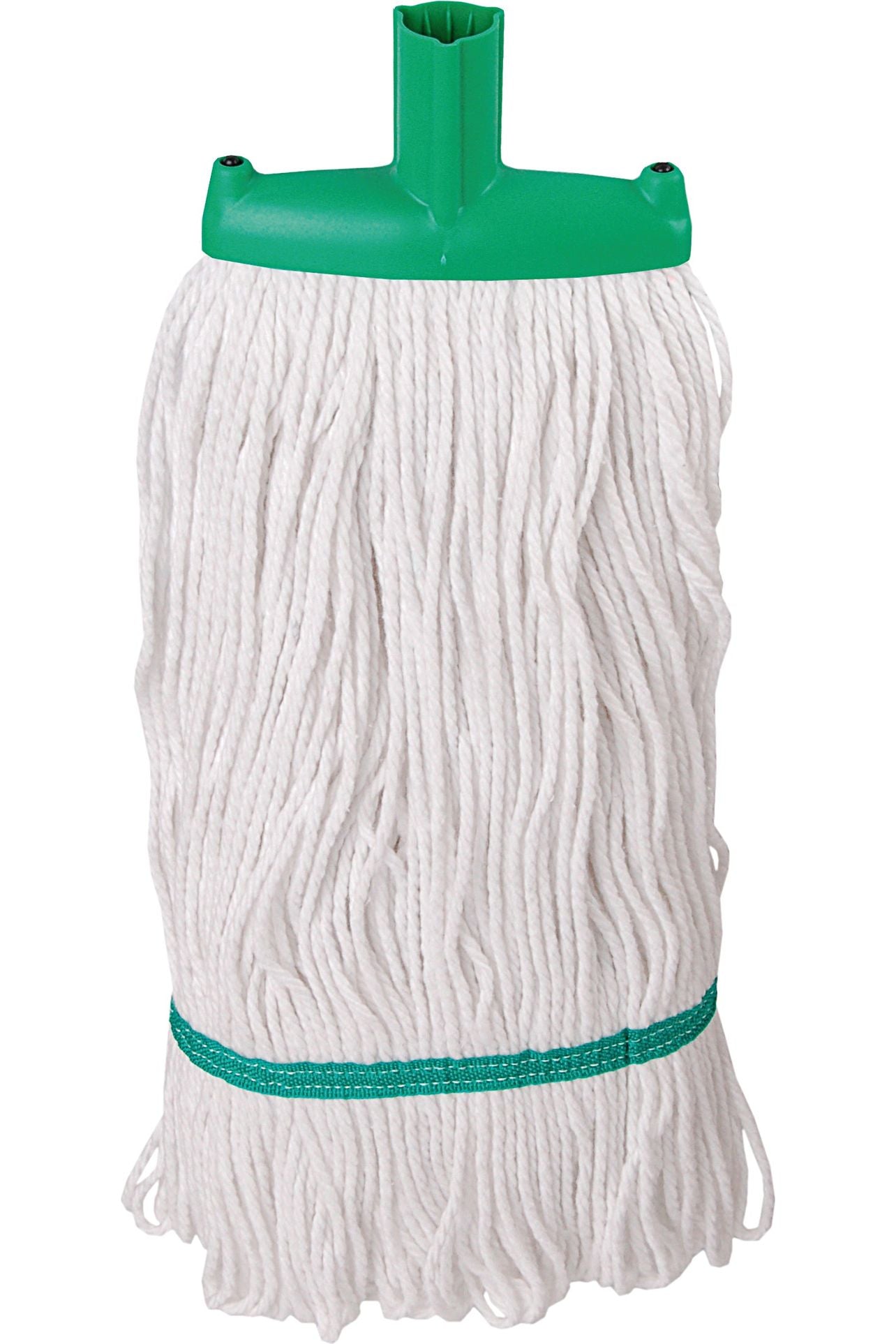 Hygiemix Exel® Prairie Mop 340g with Exel fitting and looped end yarn.