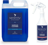 Antibacterial surface cleaner concentrate, eco-friendly and effective, 5L bottle.