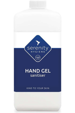 Hand Gel Sanitiser bottle with advanced antiviral and antibacterial formula, gentle on skin.