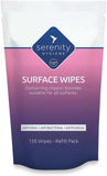 Antibacterial surface wipes in a 150-count refill pack with antiviral and antifungal properties.