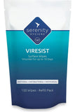 Viresist 10 Day Protection Surface Wipes - 150 Wipes Refill Pack, Antiviral Antibacterial Antifungal.