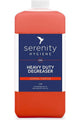Heavy Duty Degreaser Concentrate bottle from Serenity Hygiene for deep cleaning kitchen appliances and surfaces.