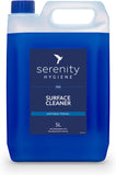 Antibacterial surface cleaner concentrate bottle, 5L, eco-friendly and effective for various surfaces.