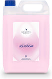 Pearlescent Pink Hygienic Hand Soap 5L refill with moisturising agent and floral fragrance.