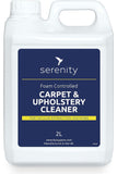 Concentrated carpet and upholstery cleaner for vacuum extraction machines, high dilution, low foaming, fast cleaning, wild fig scent.