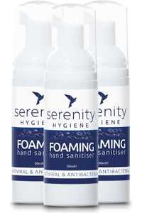 Unscented Hand Foam Sanitiser, alcohol-free, effective biocide, gentle on skin, UK made.
