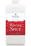 Winter Spice Hand Foam Sanitiser bottle with snowflake design.