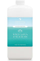 White Lotus and Seagrass Hand Foam Sanitiser bottle with hypoallergenic and alcohol-free formula.
