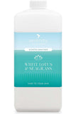 White Lotus and Seagrass Hand Foam Sanitiser bottle with hypoallergenic and alcohol-free formula.