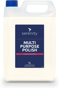 Multipurpose Polish, quick-acting spray, cleans and polishes surfaces like plastics and rubber, economical use.
