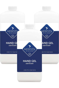 Hand Gel Sanitiser bottles with advanced antiviral and antibacterial formulation.