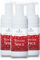 Winter Spice Hand Foam Sanitiser bottles with winter spice fragrance, germ protection, and hypoallergenic formula.
