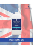 VIRESIST 10 Day Protection Sanitiser bottle in front of a UK flag.