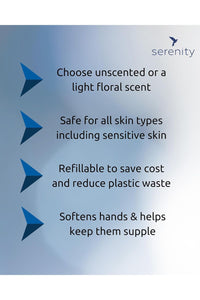 Pearlescent pink hygienic hand soap with floral fragrance, antibacterial properties, and moisturising formula.