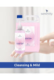 Pearlescent Pink Hygienic Hand Soap in 5L refill and 500ml pump bottle.