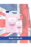 Pearlescent Pink Hygienic Hand Soap, antibacterial, floral fragrance, 5L refill and 500ml pump, made in the UK.