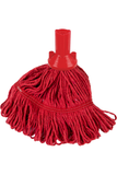 Biofresh T1 D Socket Mop with antibacterial yarn and stayflat band in red.