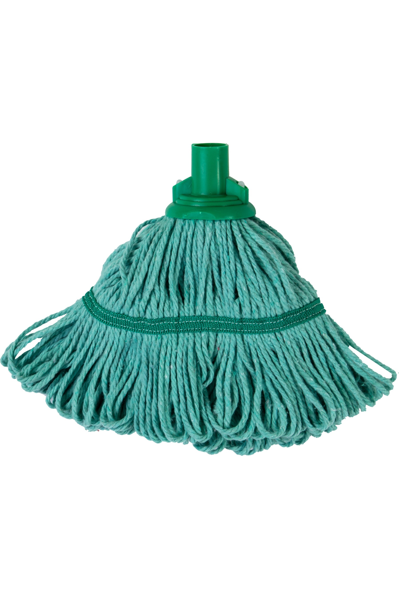 Biofresh T1 D Socket Mop with antibacterial yarn and green handle.