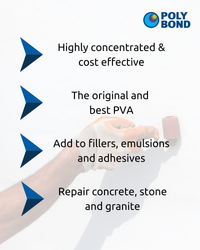 Polybond Universal PVA Adhesive, Sealer & Concrete Additive