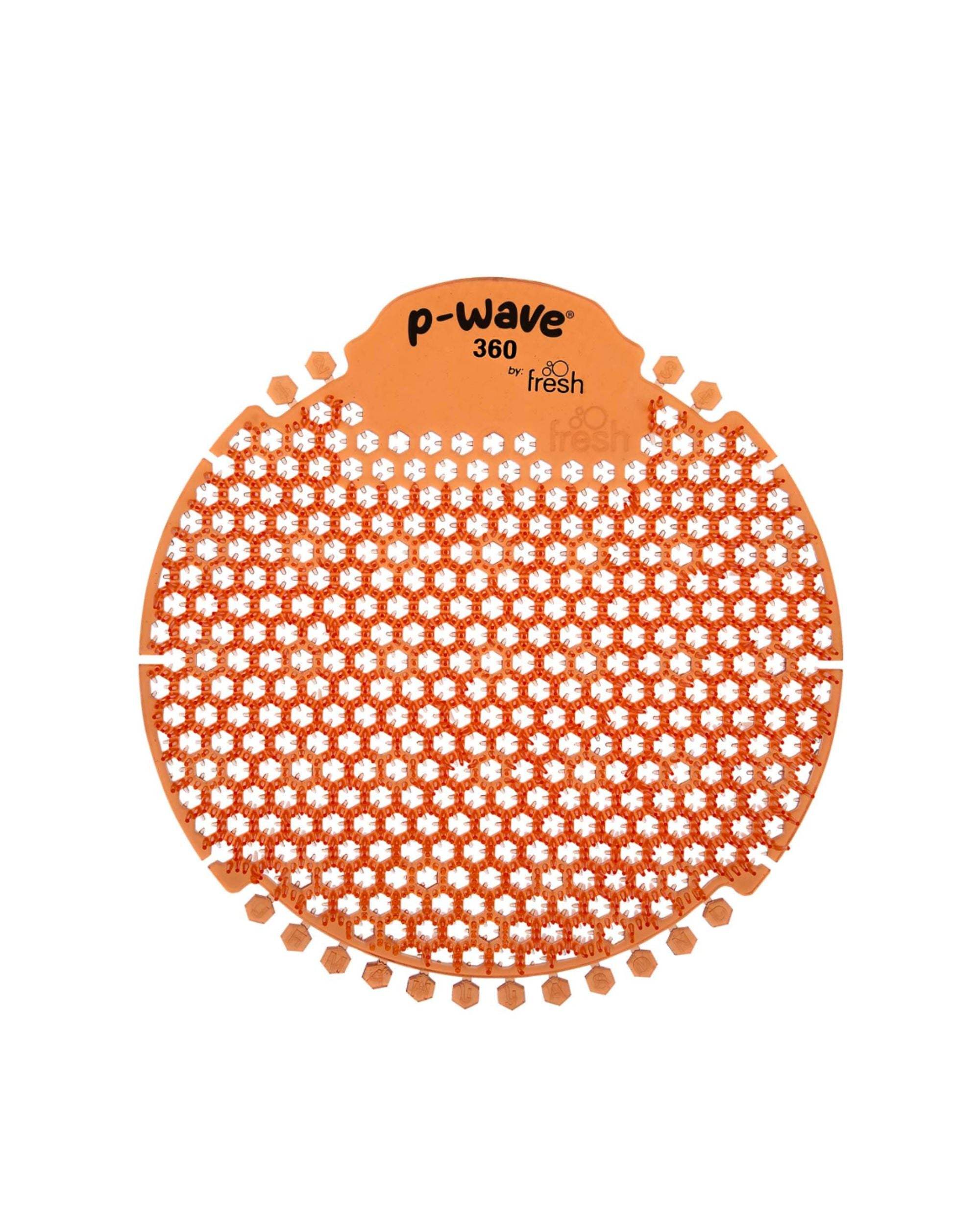 P-Wave 360 Urinal Screen pack of 5 with 60-day anti-splash and odour control for commercial washrooms