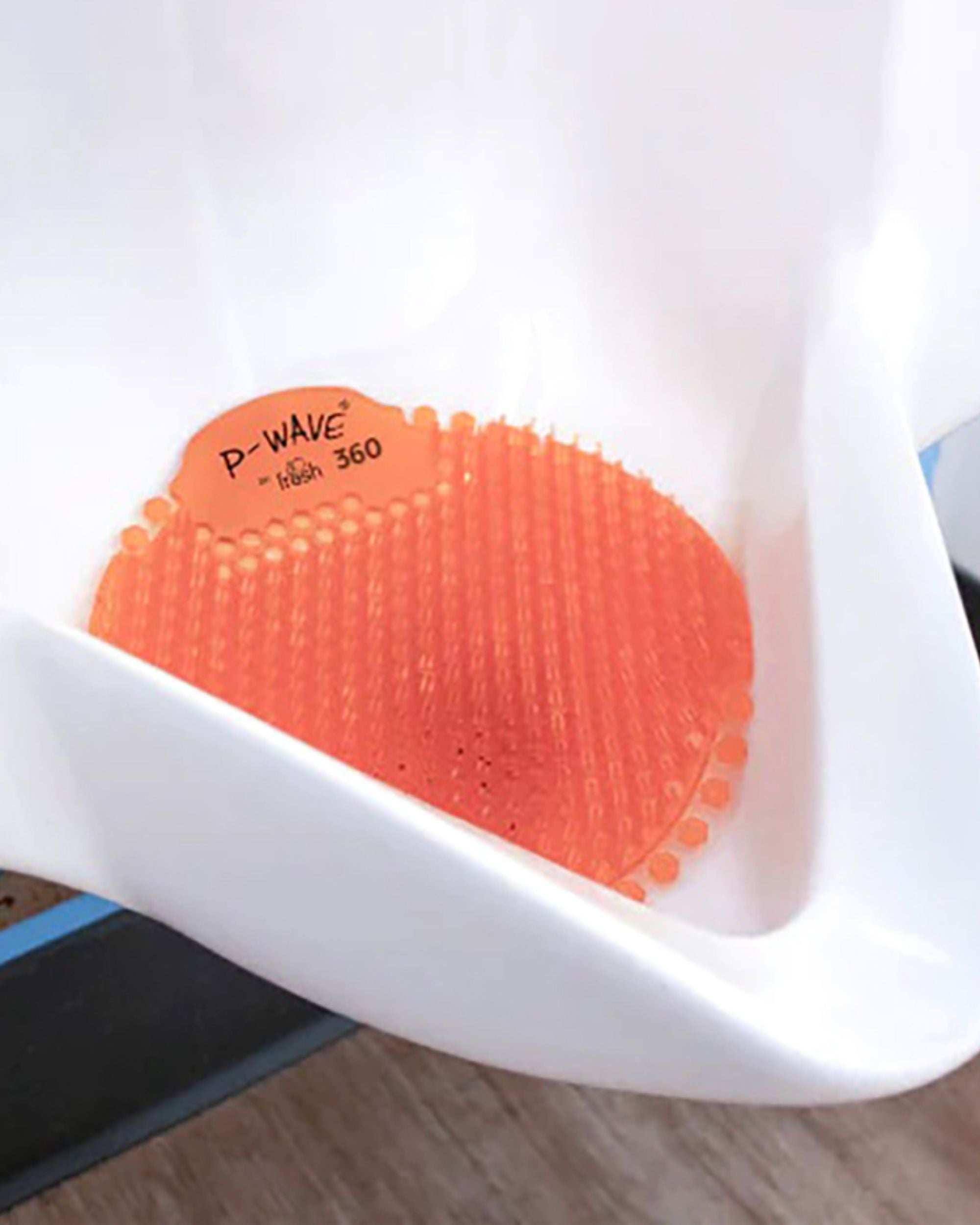 P-Wave 360 Urinal Screen pack of 5 for 60-day anti-splash and odour control in commercial washrooms