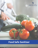 Antibacterial surface sanitiser concentrate for food-safe environments.