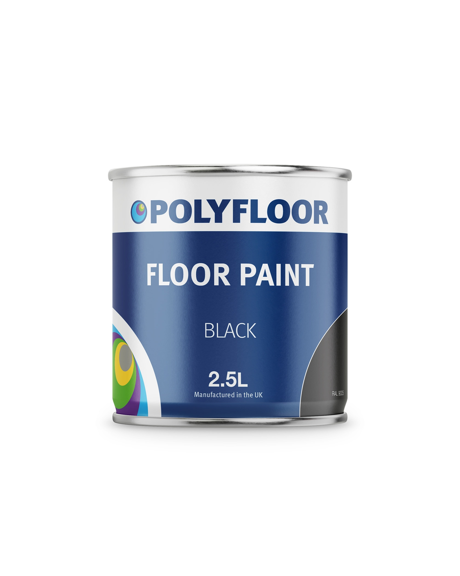 Polybond Polyfloor durable floor paint for wood and concrete floors with chemical resistance and quick drying