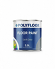 Polybond logo with Polyfloor durable floor paint for wood and concrete flooring solutions