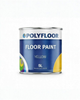 Polybond logo showcasing Polyfloor durable floor paint for wood and concrete floors