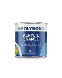 Polybond logo representing professional acrylic enamel paint for durable, multi-surface coatings.