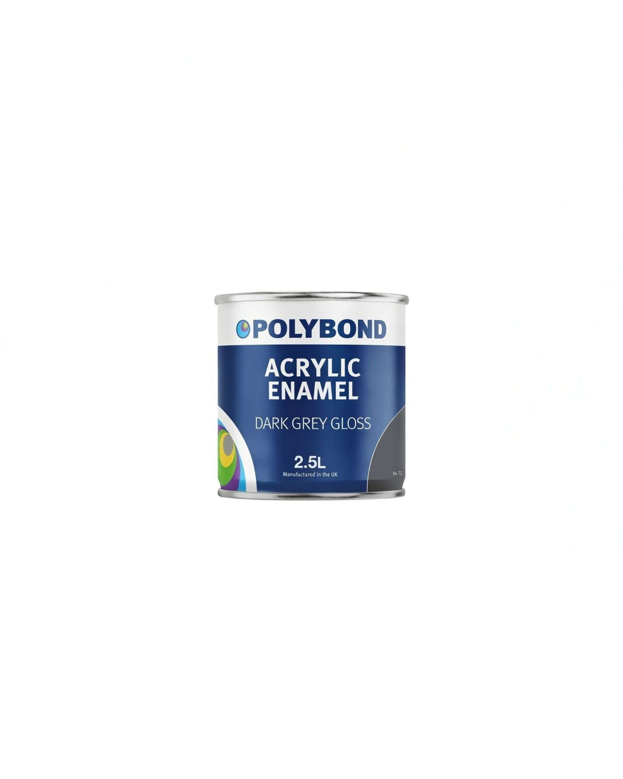 Polybond Professional Acrylic Enamel logo with durable water-based paint features for multi-surface use