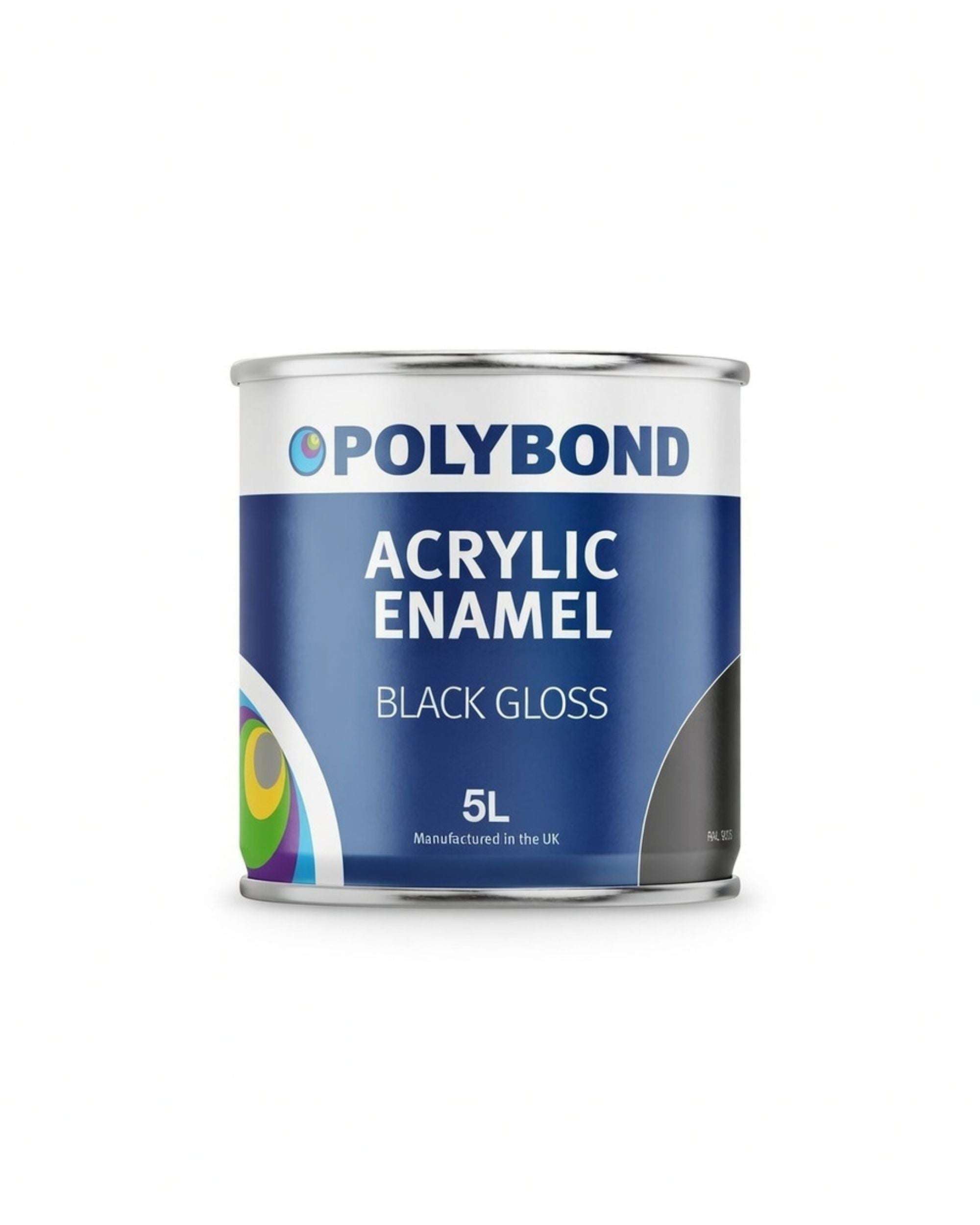 Polybond logo representing professional acrylic enamel paint for durable, multi-surface use in UK