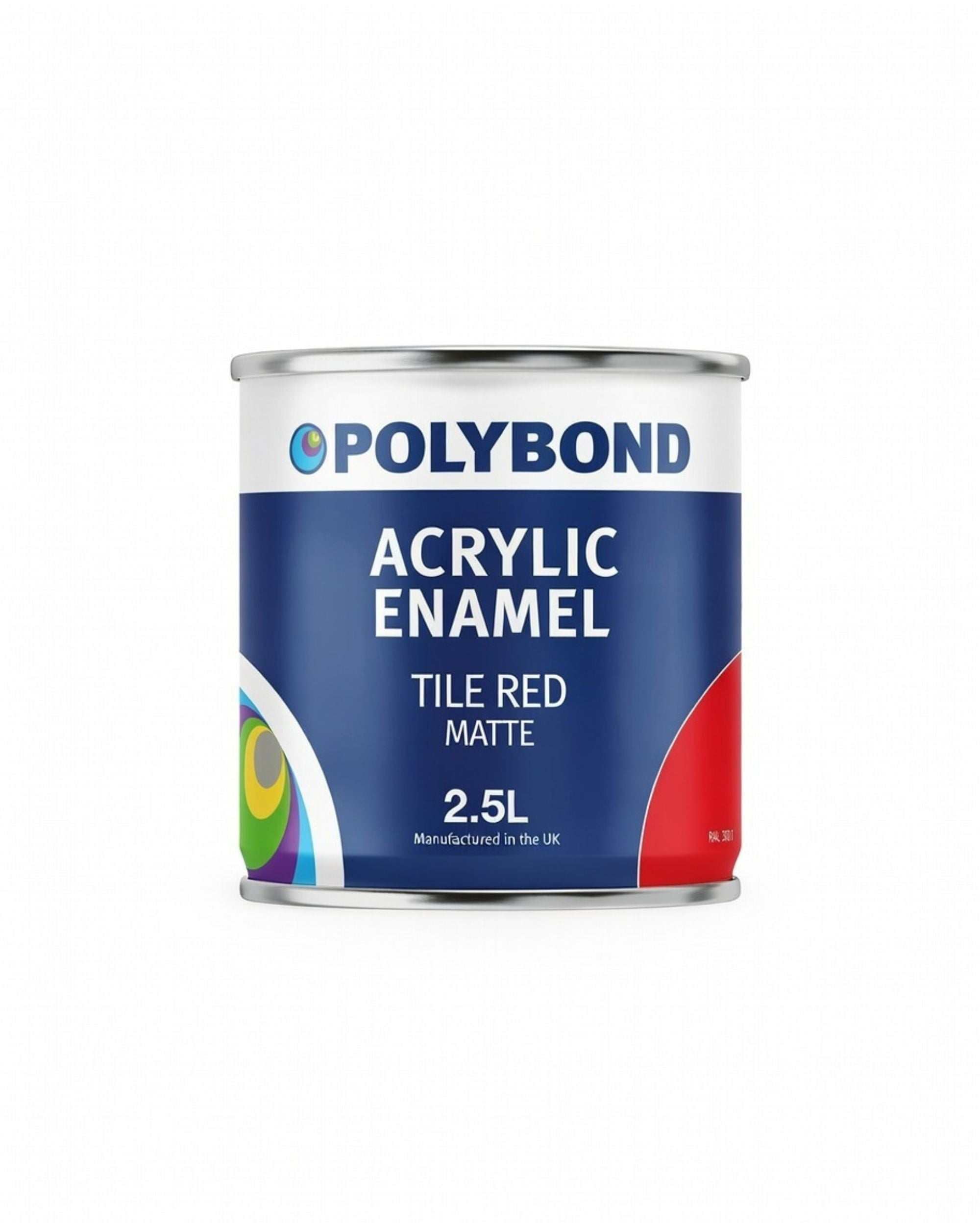 Polybond logo representing professional acrylic enamel paint for durable, low-odour, multi-surface coating.
