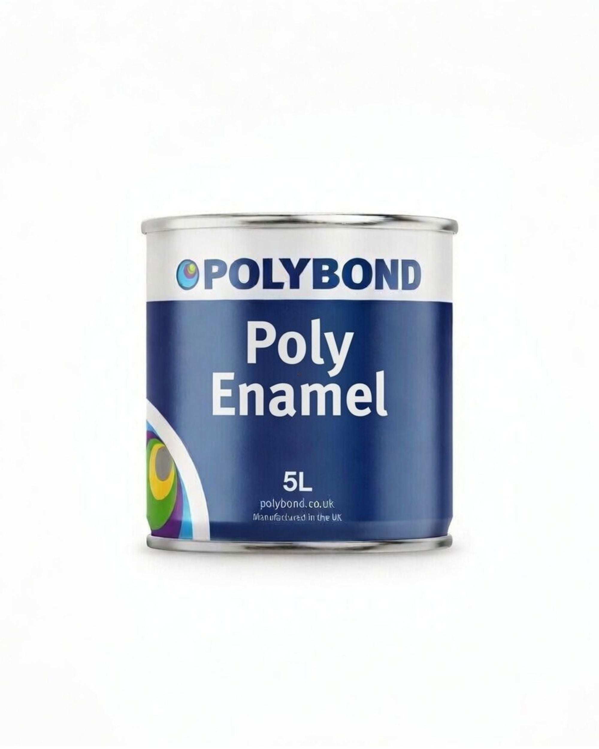 Polybond Poly Enamel Paint can with glossy multi-surface coating for durable protection and high-shine finish