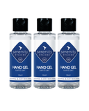 Hand Gel Sanitiser bottles with antiviral and antibacterial properties.