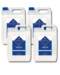 Hand gel sanitiser bottle with antiviral and antibacterial formula for gentle, effective hand hygiene