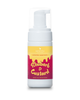 Rhubarb and Custard Hand Foam Sanitiser bottle, scented, no alcohol, germ protection.