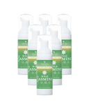 Wild Jasmine Hand Foam Sanitiser bottles with green labels, hypoallergenic and alcohol-free.