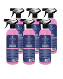 Antibacterial surface sanitiser spray bottles, eco-friendly and food safe.