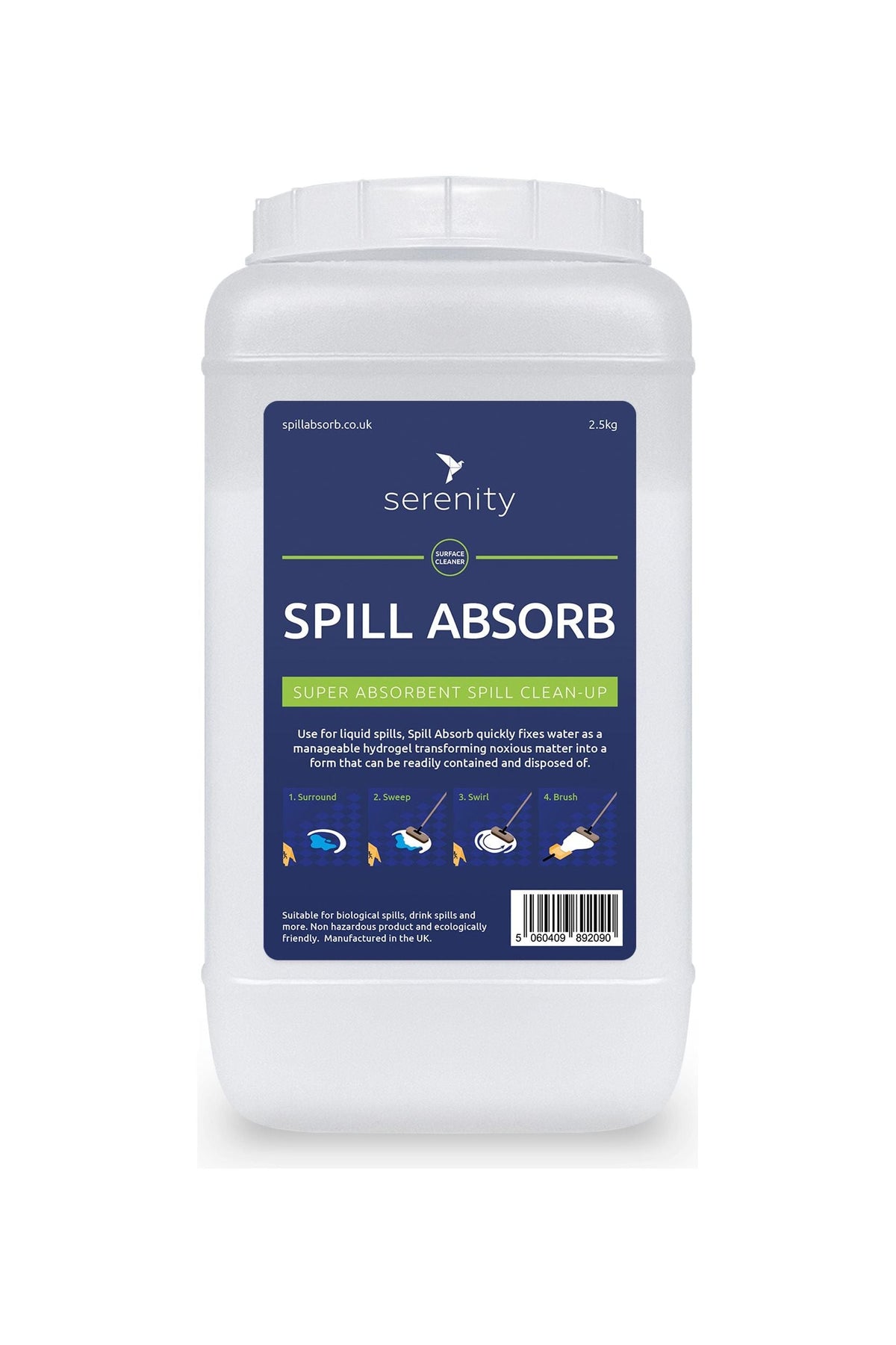 Absorb It Powder Spill Absorb Liquid Absorbent Powder · Serenity Chemicals