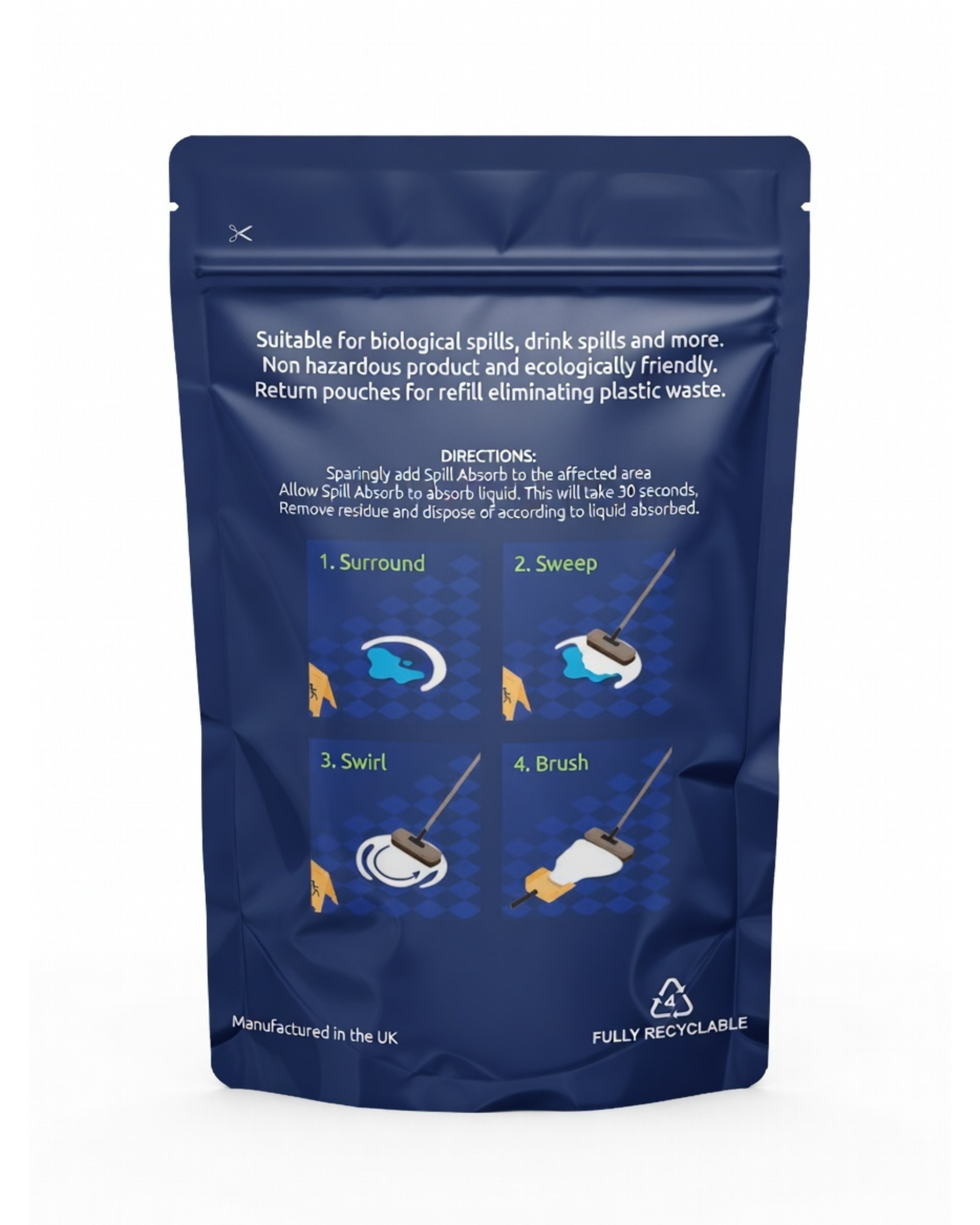 Spill Absorb Liquid Absorbent Powder