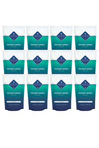 Antimicrobial Patient Wipes by Serenity Hygiene - 150 strong, UK-manufactured wipes for skin cleansing and sanitation, suitable for hospitals and food handling.